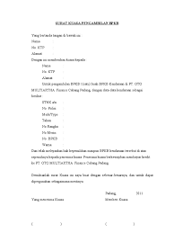 Anda bisa melihat contoh surat kuasa pengambilan bpkb motor sebagai referensi. Surat Kuasa Pengambilan Bpkb Oto Finance