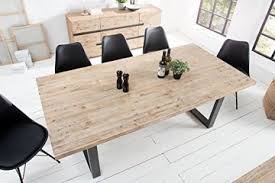 Im landhausstil kannst du entweder auf einen klassischen massivholztisch zurückgreifen oder dich für einen großen, weißen massivholztisch entscheiden. Massiver Esstisch Wotan Akazie 160cm Massivholz Tisch Esszimmer Holztisch Teakgrau Gekalkt Industrial Finish Wohnzimmertisch Holz Com