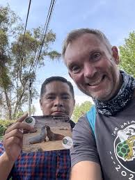Galapagos Postman delivers letters to homes around the world