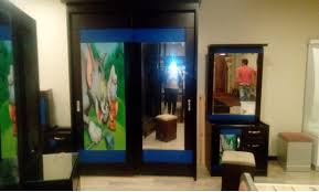 غرفة نوم اطفال ميكى بسريرين منفصلين ودولاب جرار دولاب اطفال Youth Bedroom Bedroom Kids