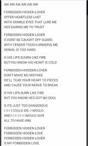 Maybe you would like to learn more about one of these? Lyrics By Angel Edwards Music By Forbidden Lover Song Facebook