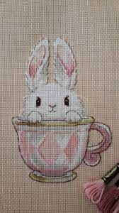 Printable cross stitch patterns of bunny. Pin On De Cusut