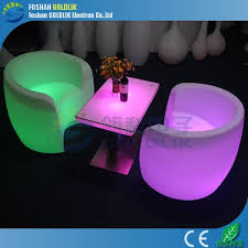 Modern Restaurant Furniture Led Plastic Table And Chair Www Goldlik Com Bar Chairs Bar Furniture Led Furniture