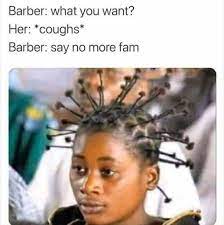 Dopl3r Funny Memes Hairstyle Of The Day Hair Meme Facebook