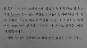 사랑의 결말마저 사랑해야 할까 2020 인용문 인용구 인생 인용구