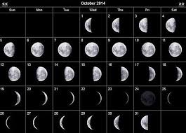 October Moon Phases Moon Phase Calendar Moon Calendar Moon Phases
