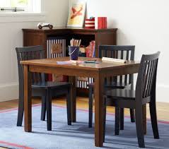 Carolina Small Table Chestnut Pottery Barn Kids The Chestnut Table With The Blue Chairs Small Table And Chairs Small Tables Baby Furniture