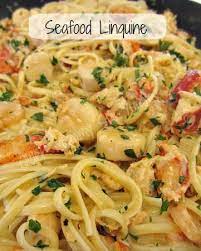 Seafood Linguine Recipe Recipe Linguine Recipes Seafood Dinner Seafood Recipes