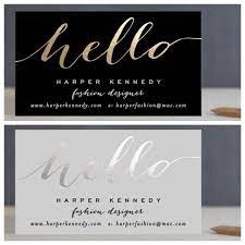 Brandcrowd's business card maker helps you create your own business card design. Gold Or Silver Foiled Business Cards From Minted Business Card Maker Foil Business Cards Business Card Design