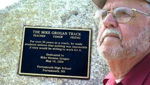 Stone and plaque mark coach's monumental legacy