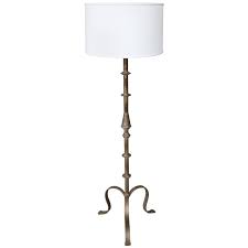 Connexity coyote_sc cal lighting wrought iron floor lamp with wood tray table overstock $ 265.70. Spanish Wrought Iron Floor Lamp With Tripod Base 145 Antiques