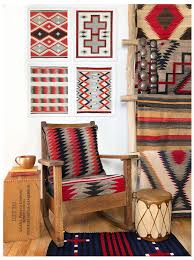 Vignette Features Navajo Pattern Native American Southwest Painting Reproduced As A Fine A Southwest Home Decor Southwestern Home Decor Southwestern Decorating