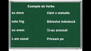 El este /cel ce a venit ieri. Verbe Exercitii Exemple Propozitii Romana Youtube
