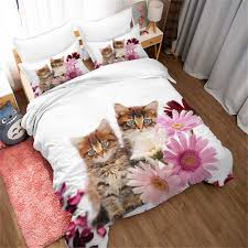 Coppia federe in stampa digitale fotografica. Tessili Per La Casa Set Copripiumini E Federe Set Copripiumini E Federe Biancheria Da Letto 2xfedere 2pcs A Realin Copripiumino Gatto Set Biancheria Letto Animale Fiore Animale Domestico Carino 2 3 4pcs Copripiumini Lenzuola Federe Singolo Matrimoniale