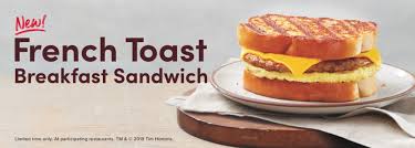 tim hortons introduces new french toast sandwich adds