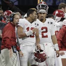 Alabama qb jalen hurts talks about the continued offensive improvement plus the impact of a local kid (cam) who made affected jalen & teammates before he die. Nick Saban Benched His Quarterback In The National Championship Would Urban Meyer Have Done The Same Cleveland Com