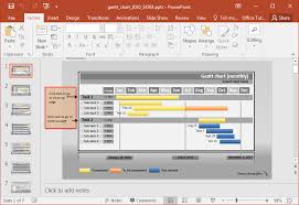 Gantt Chart Project Progress Template For Powerpoint Fppt