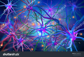 Neural Networks Of The Human Brain 3d Illustration Of Abstract Nerve Centers Electrical Impulses In Brain Bright Full 3d Illustration Abstract Illustration