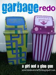 How To Make Your Garbage Bin Looks Better Diy Diy Recycling Bins Trash Cans
