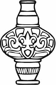 Vase Pottery Coloring Page Muzeler Boyama Sayfalari Sanat Etkinlikleri