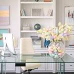 Here's a Cute Easter Desk Setup for Your Home Office - Twins ...