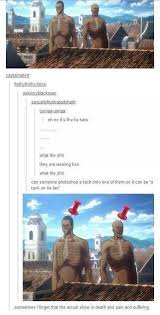To That Last Comment Same Till I Remember So It Goes From Laughing To Sobbing Hahaha Ha Ha Sobs Attack On Titan Funny Attack On Titan Anime Funny