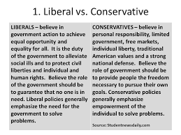 1 Liberal Vs Conservative Ppt Download