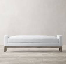 Rh Italia Bench Oak Base End Of Bed Bench Bed Bench Bench Decor