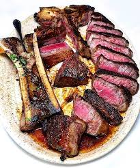 Porterhouse And Bone Marrow At Greenwichsteakhouse Straight Perfection Courtesy Jeaniusea Grilled Meat Recipes Grilled Steak Recipes Tbone Steak Recipe