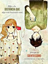 Dile A La Distancia Frases De Amor Anime Frases Imagenes Anime Con Frases
