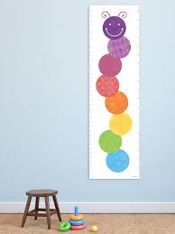 modern growth chart fun caterpillar design for a bright and stylish nursery colorful contemporary height charts a great baby shower gift