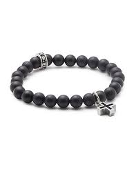 Black And White Bracelet Baby Onyx Beaded Bracelet In Black King Baby Jewelry Onyx Bead Mens Jewelry Bracelet