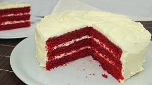 Spread between layers and over top and sides of cake. Nana S Red Velvet Cake Icing Nana S Red Velvet Cake Icing Red Velvet Cake With Butter