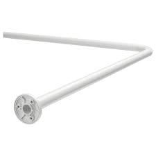 Another thing to consider is whether you want a single or double shower curtain rod. Buy Vikarn Shower Curtain Rod White Online Uae Ikea