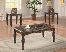 When shopping for a new coffee table, you'll want to. 3 Piece Occasional Table Sets 3 Piece Traditional Faux Marble Occasional Table Set Quality Furniture At Affordable Prices In Philadelphia Main Line Pa