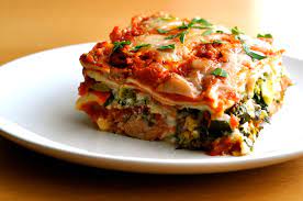 Half of the lasagne sheets, half the mozzarella and ricotta and another 1/3 of the sauce. Roasted Vegetable Lasagna Hungry Eyes
