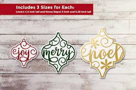 Download Arabesque Tile Christmas Words Trio Svg Graphic By Risarocksit Creative Fabrica SVG Cut Files