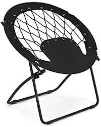 Giantex Folding Bunjo Bungee Chair Outdoor Camping Gaming Hiking Chair Perfect For Garden Patio Web Chair Portable Bungee Chair Steel Chair Camping Chairs