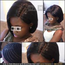 It can be dressed up or down, and curls add interest to it as a look. Sew In Bob Weave With Brazilian Hair And Lace Closure