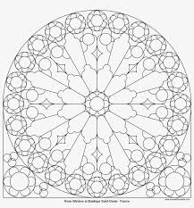 Download and print these stained glass window coloring pages for free. Rose Mandala Picture To Color Stained Glass Window Rose Window Coloring Page Free Transparent Png Download Pngkey