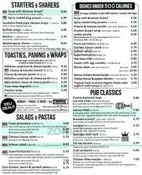 Image Result For Wetherspoons Menu