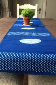 Indigo Block Print Table Runner Traditional Craft Meets Modern Design Printed Table Runner Block Print Table Runners