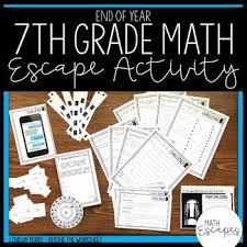 About This Resource This Escape Room Style Activity Provides Students With A Collab 7th Grade Math Math Projects Middle School Maths Activities Middle School