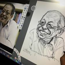 Lim kit siang dot com. Portrait Workshop Website Www Portraitworkshop Com Blog Www Caricature Com Sg æž—å‰ç¥¥ Lim Kit Siang Digital Caricature Painting