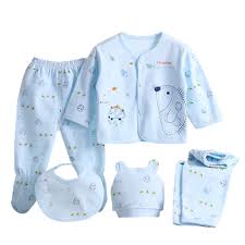 Buy 5Pcs Newborn Baby Boy Girl Clothes Set Long Sleeve Tops+ Hat+2Pcs Pants  +Bib Suit Outfit Set,Zerototens Newborn Infant Kids Clothes Toddler wear  Suit 0-3 Months Old Online at desertcartINDIA