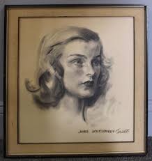 Sold at Auction: James Montgomery Flagg, FLAGG, Jaime Montgomery. Charcoal.  Portrait of a
