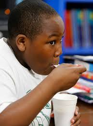 Root beer floats for reading at Froberg
