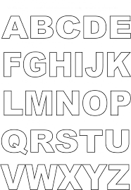 Capital Alphabet Letters For Kids Letras Abecedario Para Imprimir Moldes Letras Para Imprimir Moldes De Letras