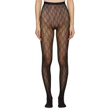 Shop from the world's largest selection and best deals for womens knitted tights in women's tights. Gucci Synthetic Gg Supreme Knit Tights In Black Lyst