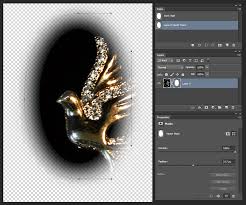 The problem is that rather than the gradient being applied, the whole image turns dark purple How Do I Create A Radial Transparency Gradient Usi Adobe Support Community 5301081